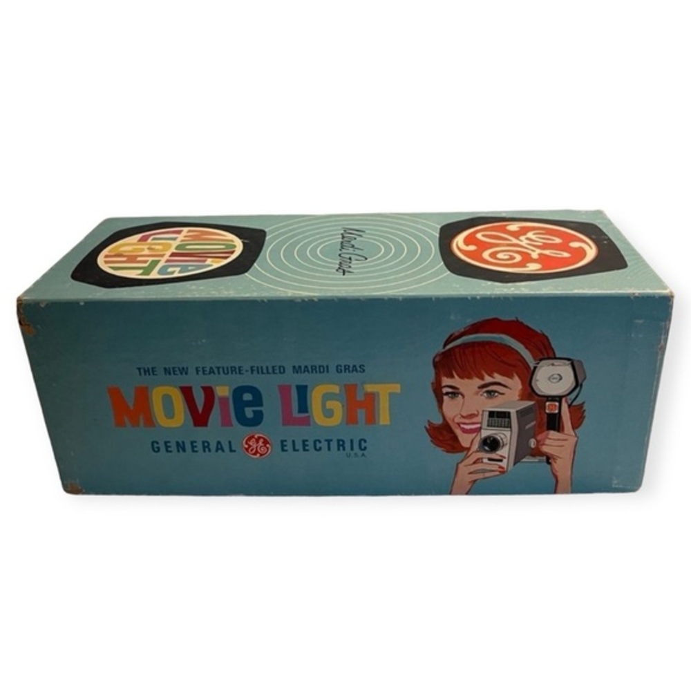 Vintage GE Mardis Gras Movie Light Universal‎ Model MG-1